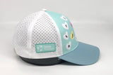 WT TRI-ATH-LON Mint Hearts BOCO Running Trucker