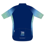 TRI-ATH-LON Navy Cycling Jersey