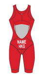 NS HK As Ga Austral Women's Elite ZIP Racerback Tri Suit - Personalized