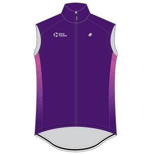 TRI-ATH-LON Purple Tech+ Wind Vest