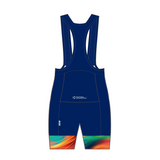 WTCF Colorwave Performance Premium Cycling Bib Shorts