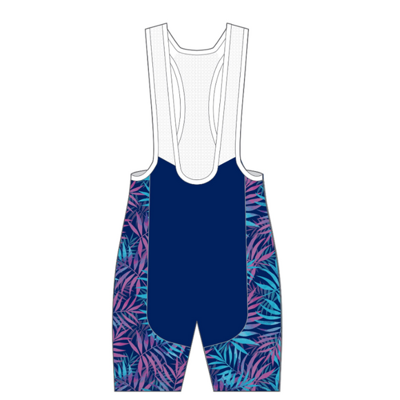 WTCF Pink Jungle Tech bib shorts