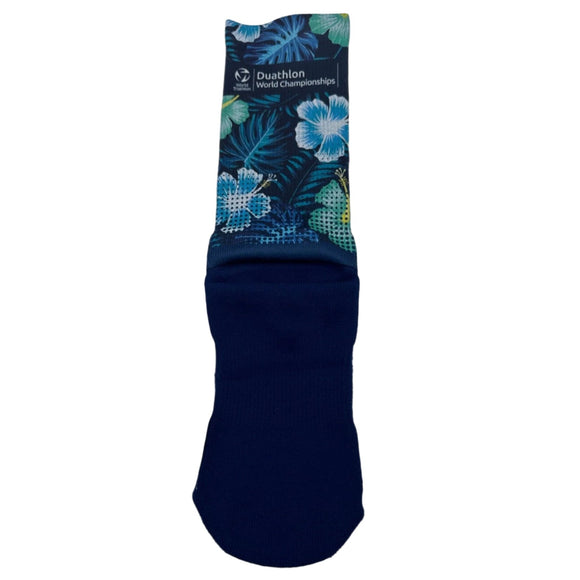 WT DU-ATH-LON Tribiscus Socks