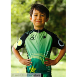 Be Seen Kids Short Sleeve Jersey Green