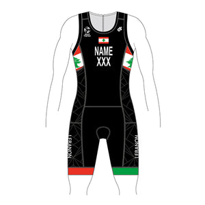 Lebanon Performance Tri Suit - Name & Country