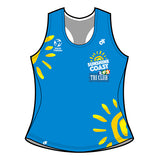 Sunshine Coast Bella Racerback Run Singlet (Yellow)