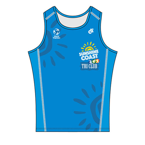 Sunshine Coast Performance Run Singlet (Blue)