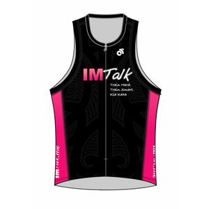 Camp IMTALK Pink Performance Link Tri Top