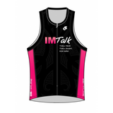 Camp IMTALK Pink Performance Link Tri Top
