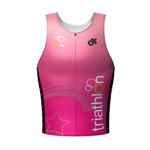 Be Seen Kid's Tri Top Pink